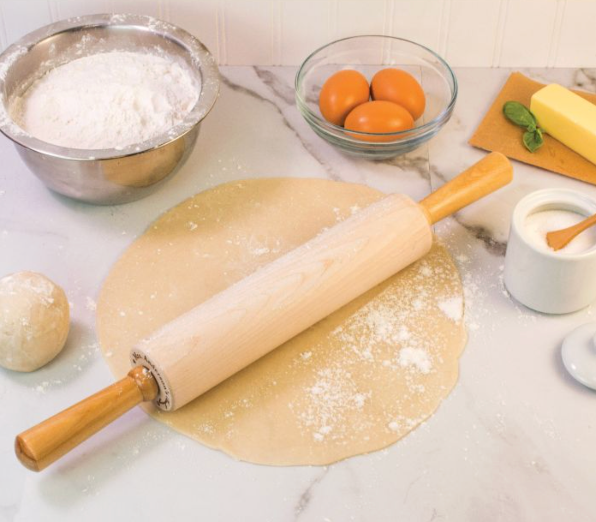 Hardwood Rolling Pin 10"