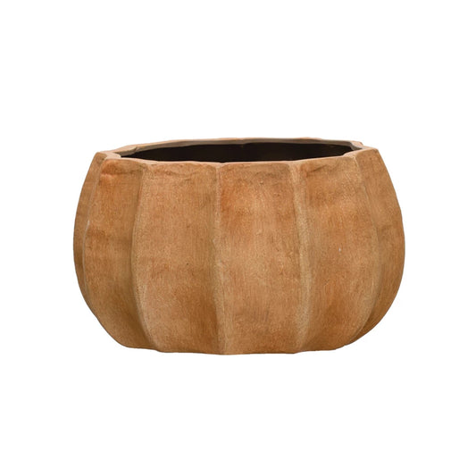 Terracotta Fluted Planter