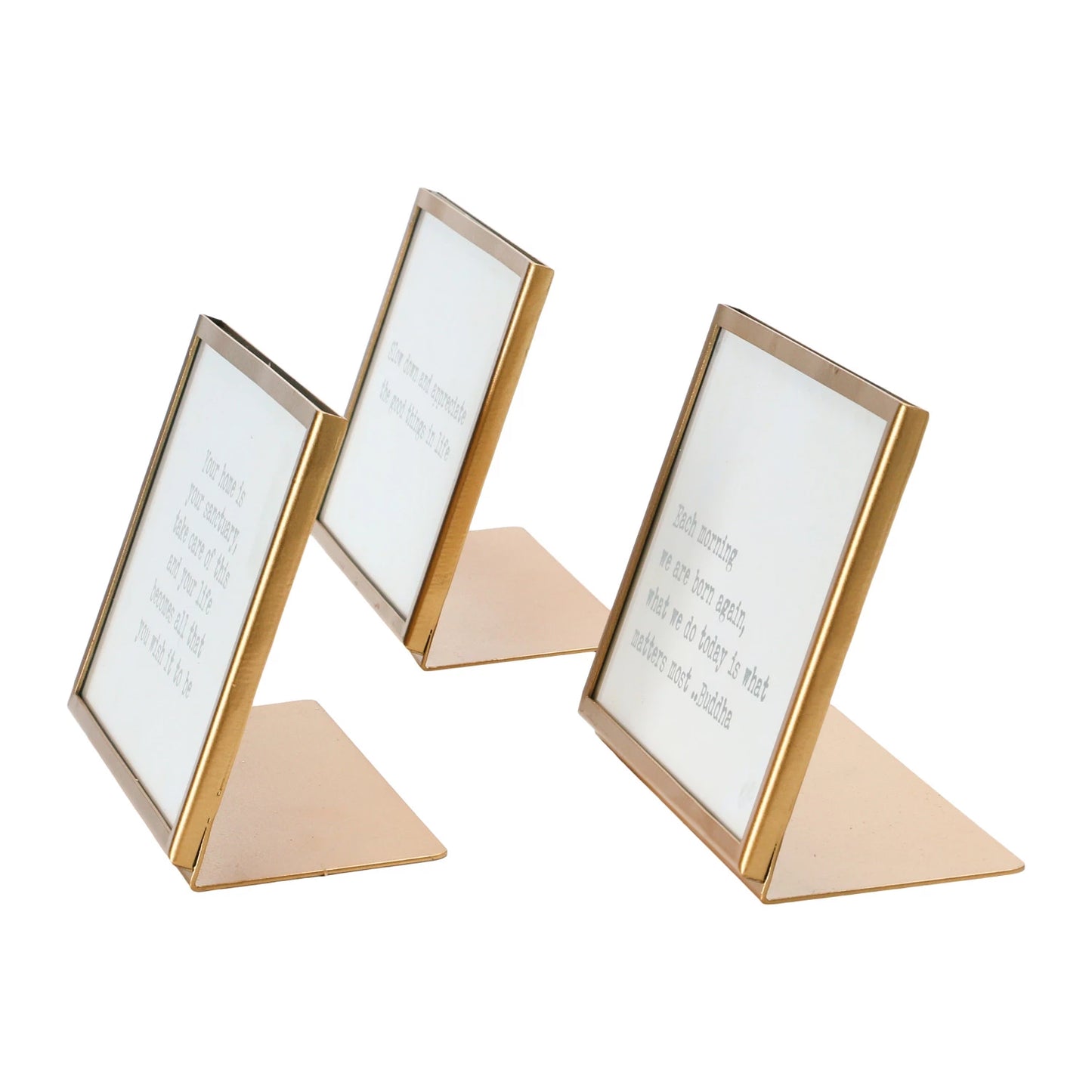 Gold Framed Saying