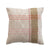 28" Woven Cotton Plaid Pillow