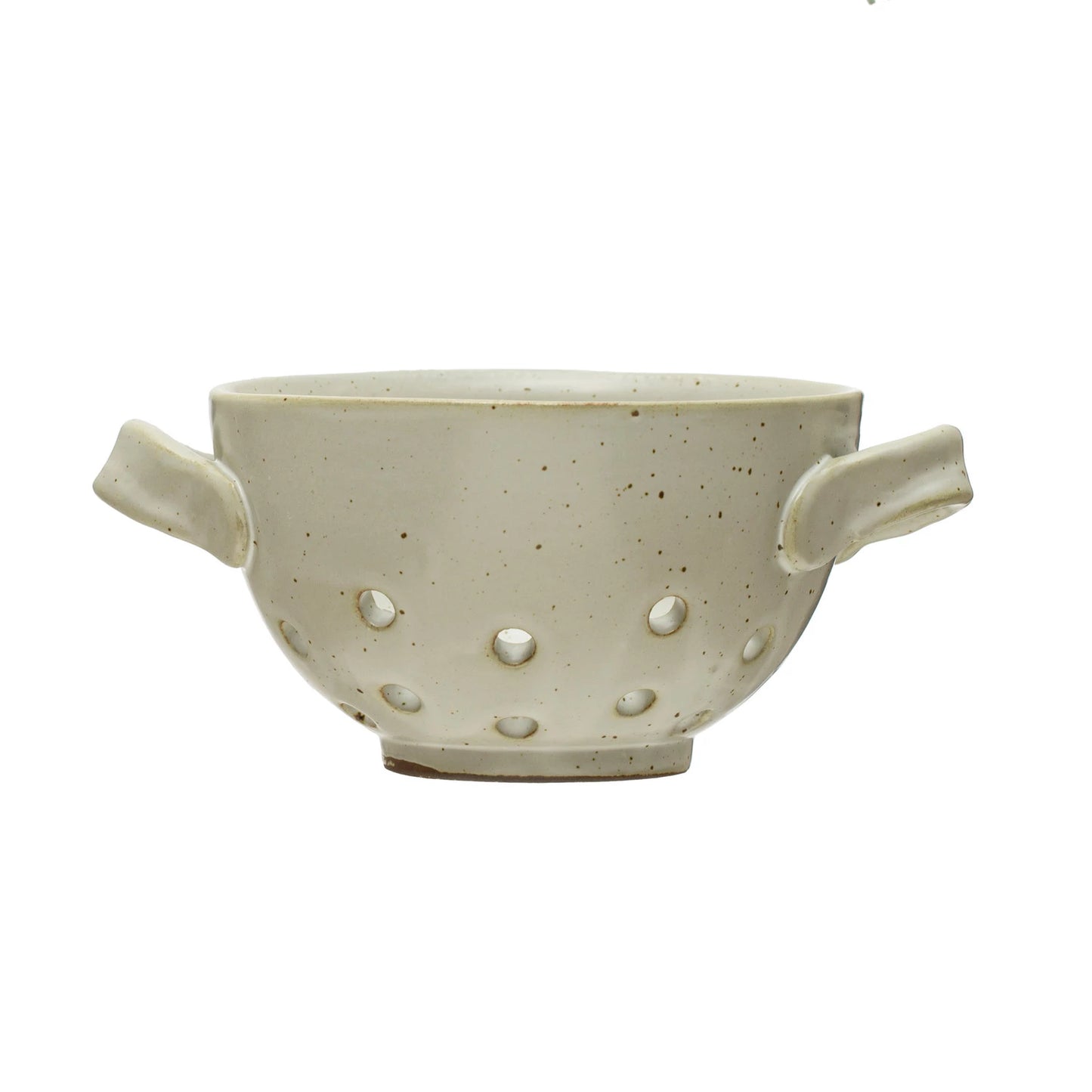 Stoneware White Berry Bowl