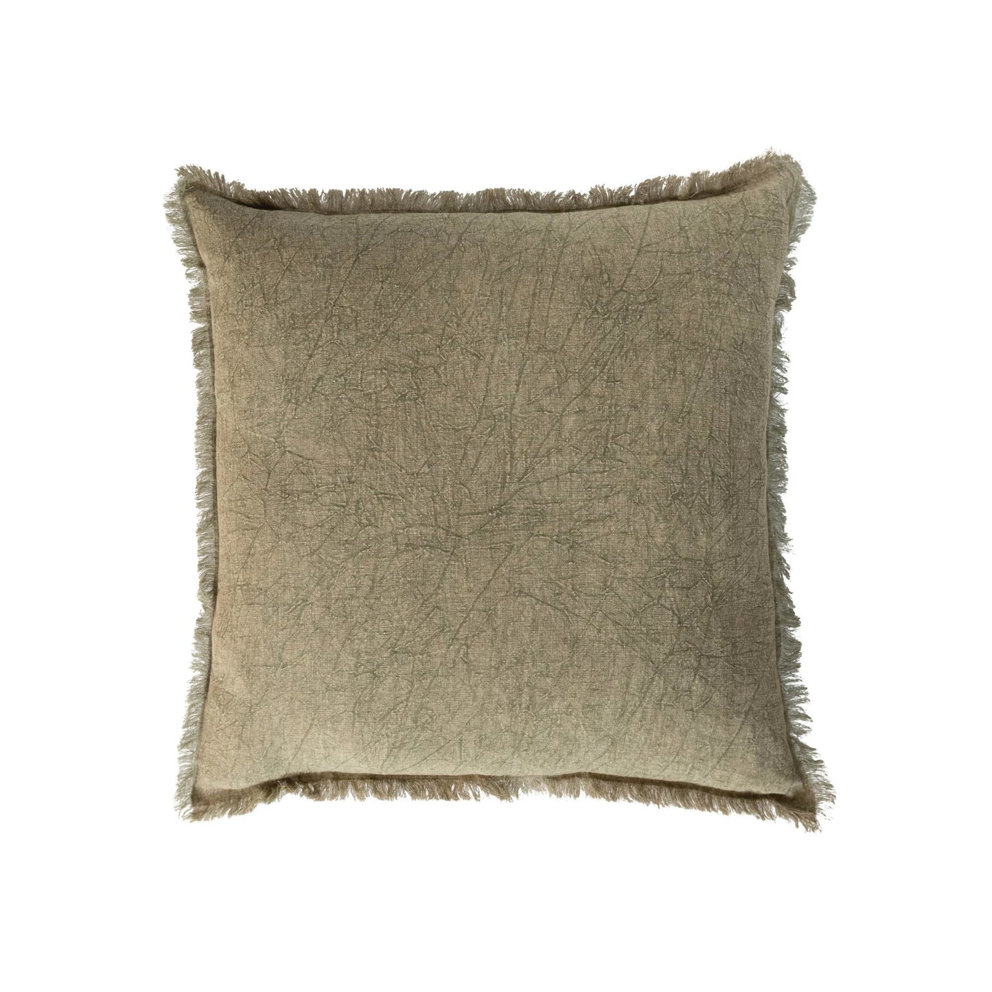 20" Stonewashed Linen Pillow