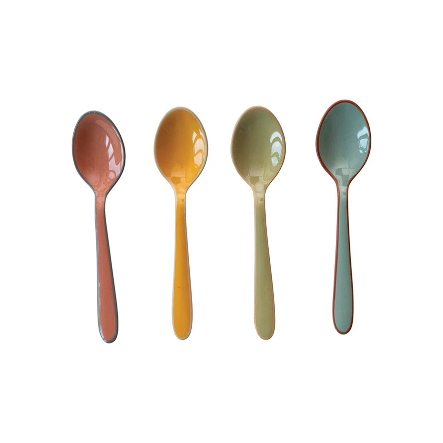 Enameled Stainless Steel Spoon