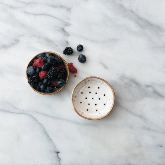 Mini Stoneware Berry Bowl