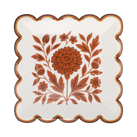 Fall Marigold 8" Plate
