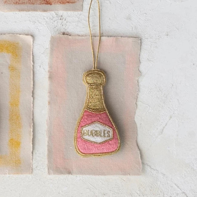 Bubbles Champagne Ornament