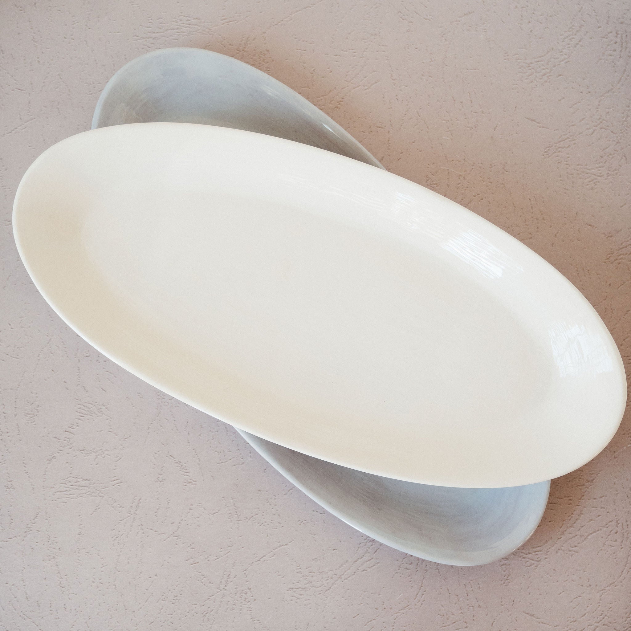 Oval melamine plates best sale