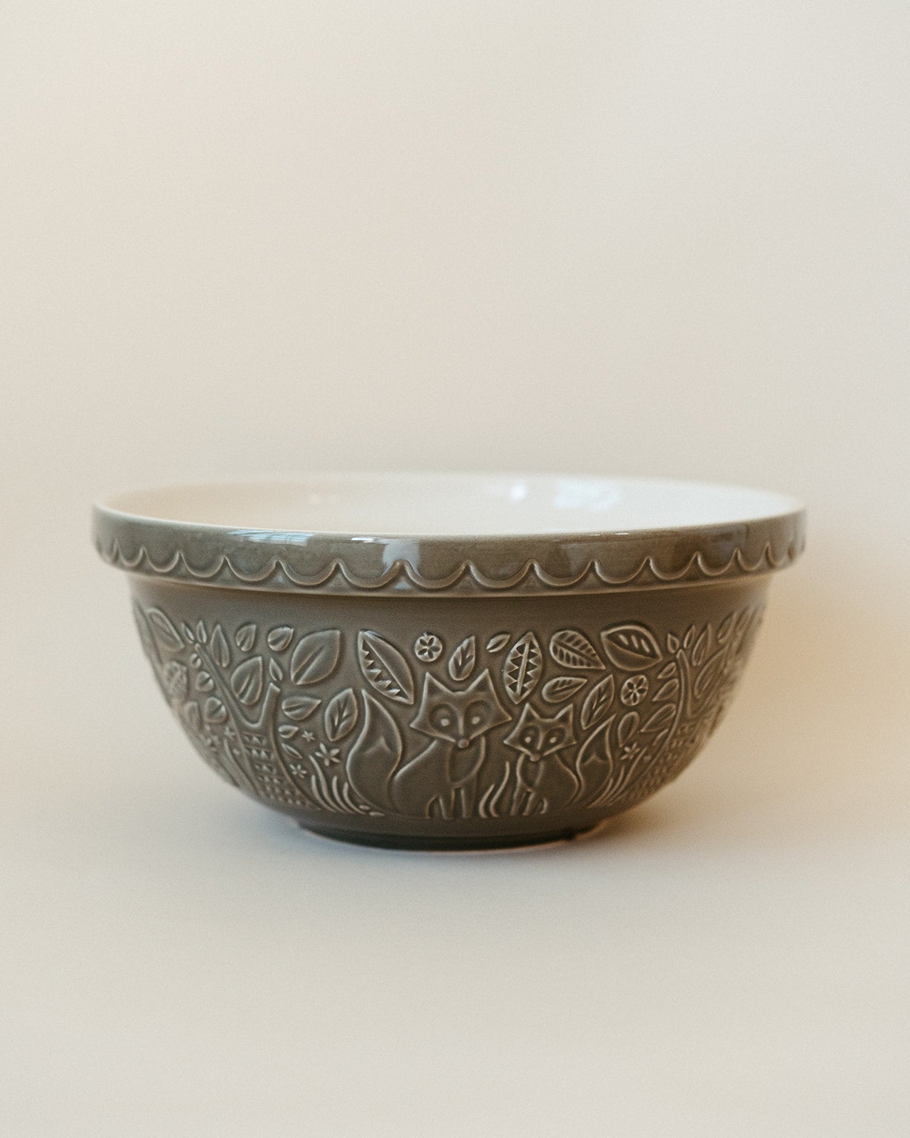 In the Forest Mixing Bowl-Grey 11.5