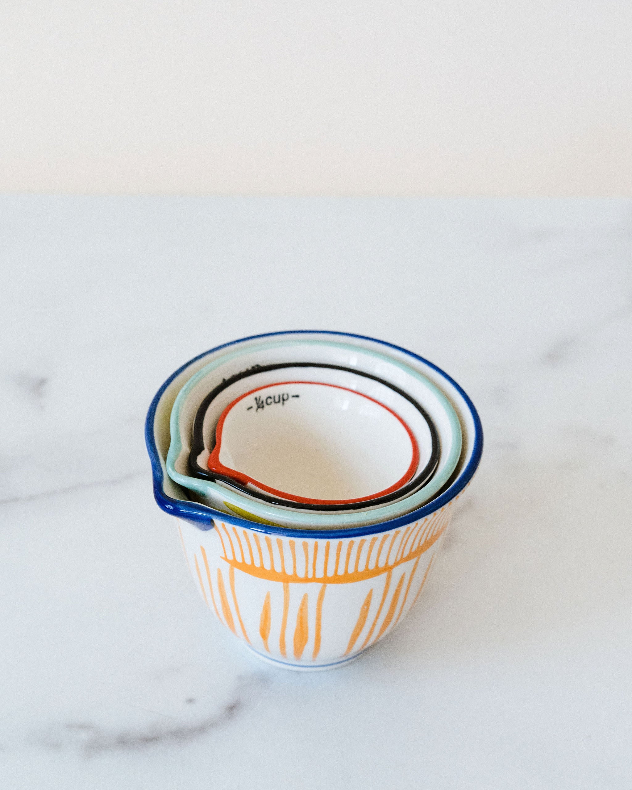 Striped Pattern Measuring Cups - Shop The Butler's Pantry