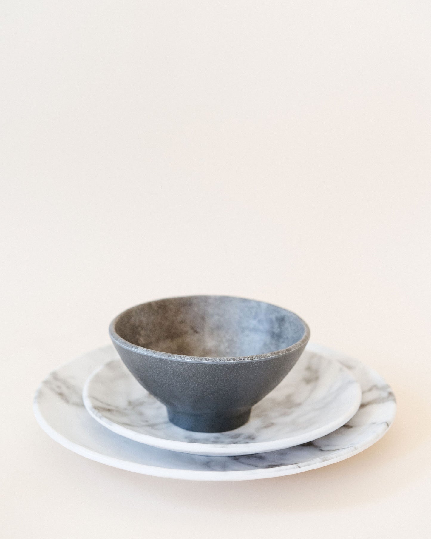 marble dinner plate