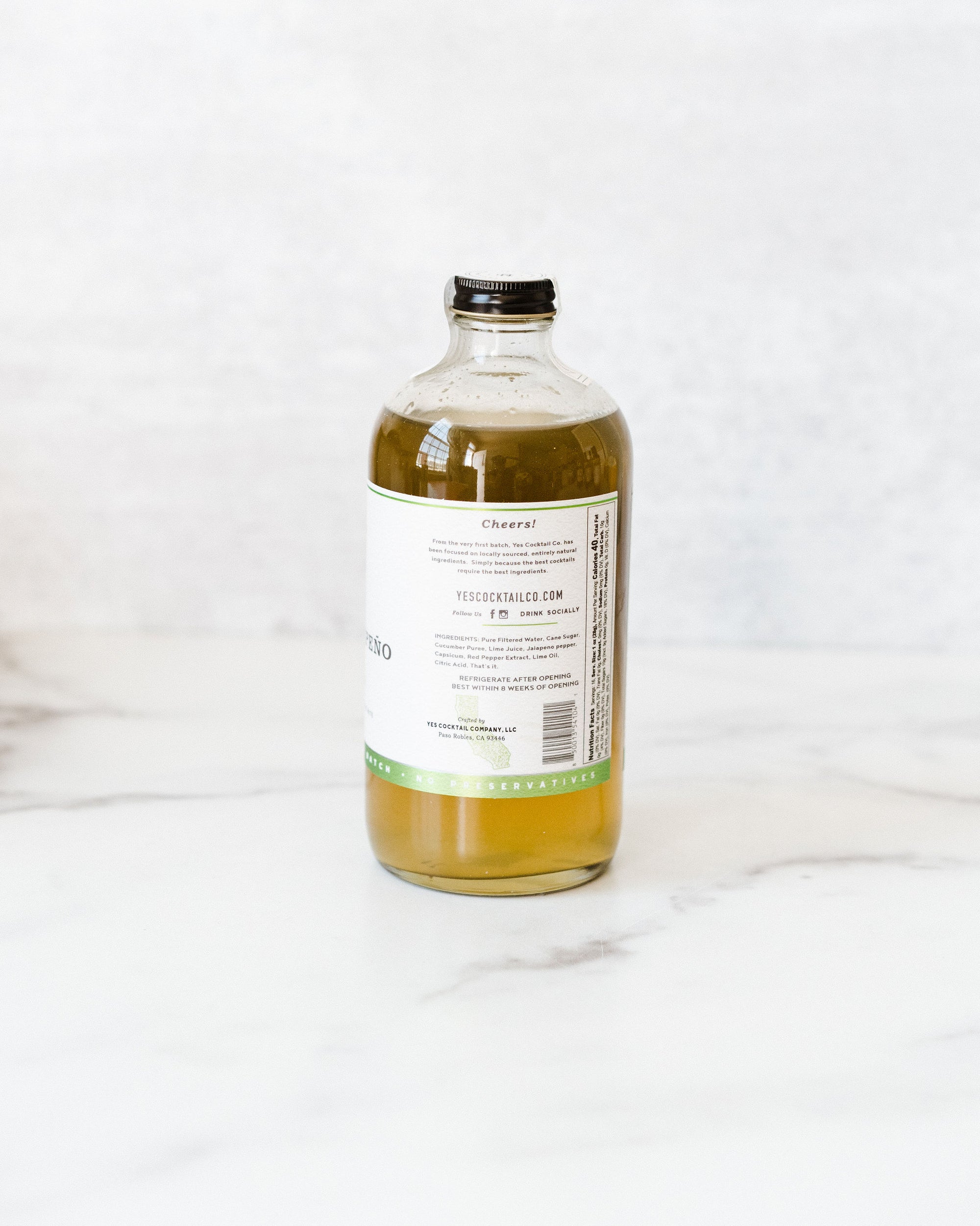 Cucumber Jalapeno Cocktail Mixer