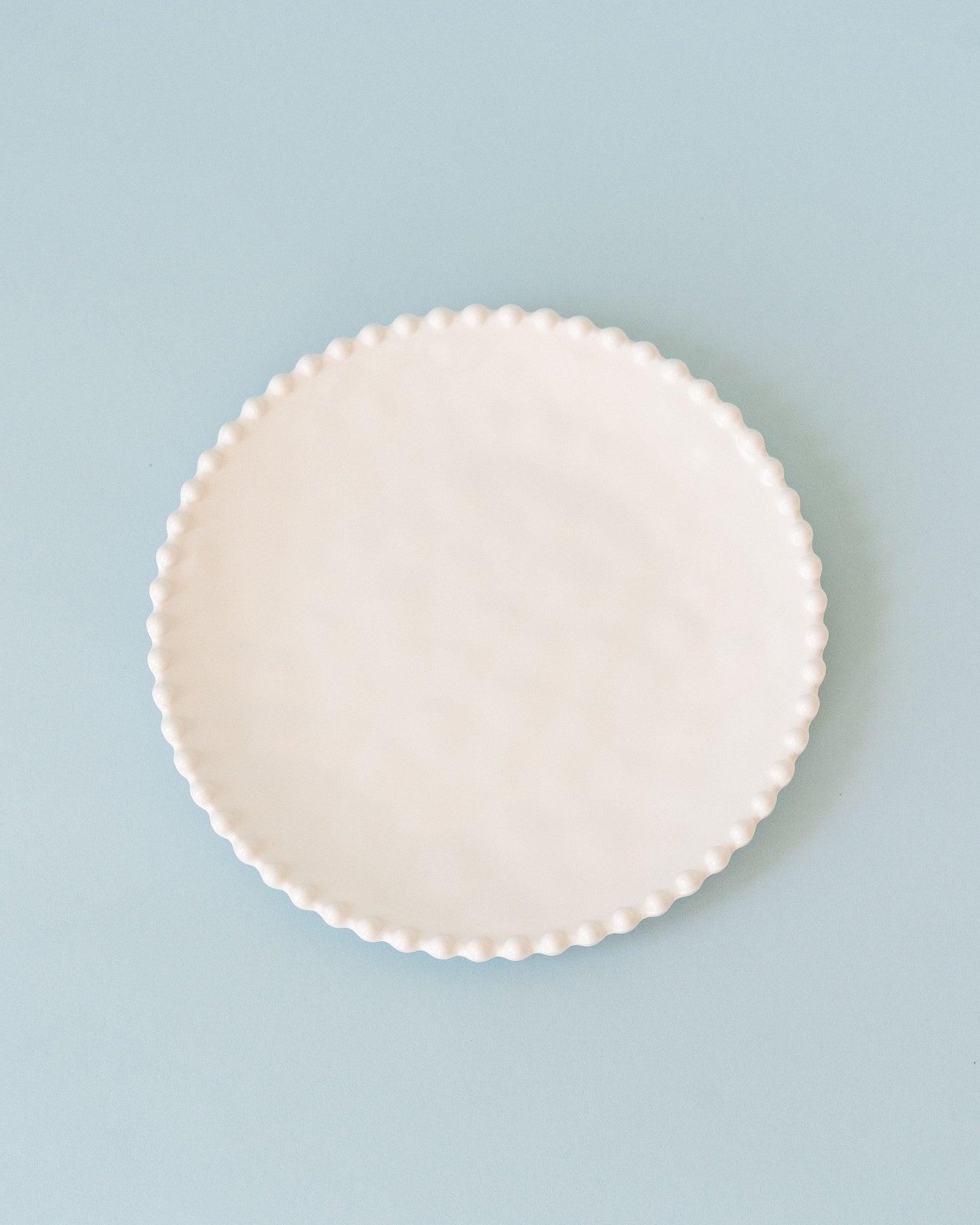 Beaded Pearl Dinner Plate