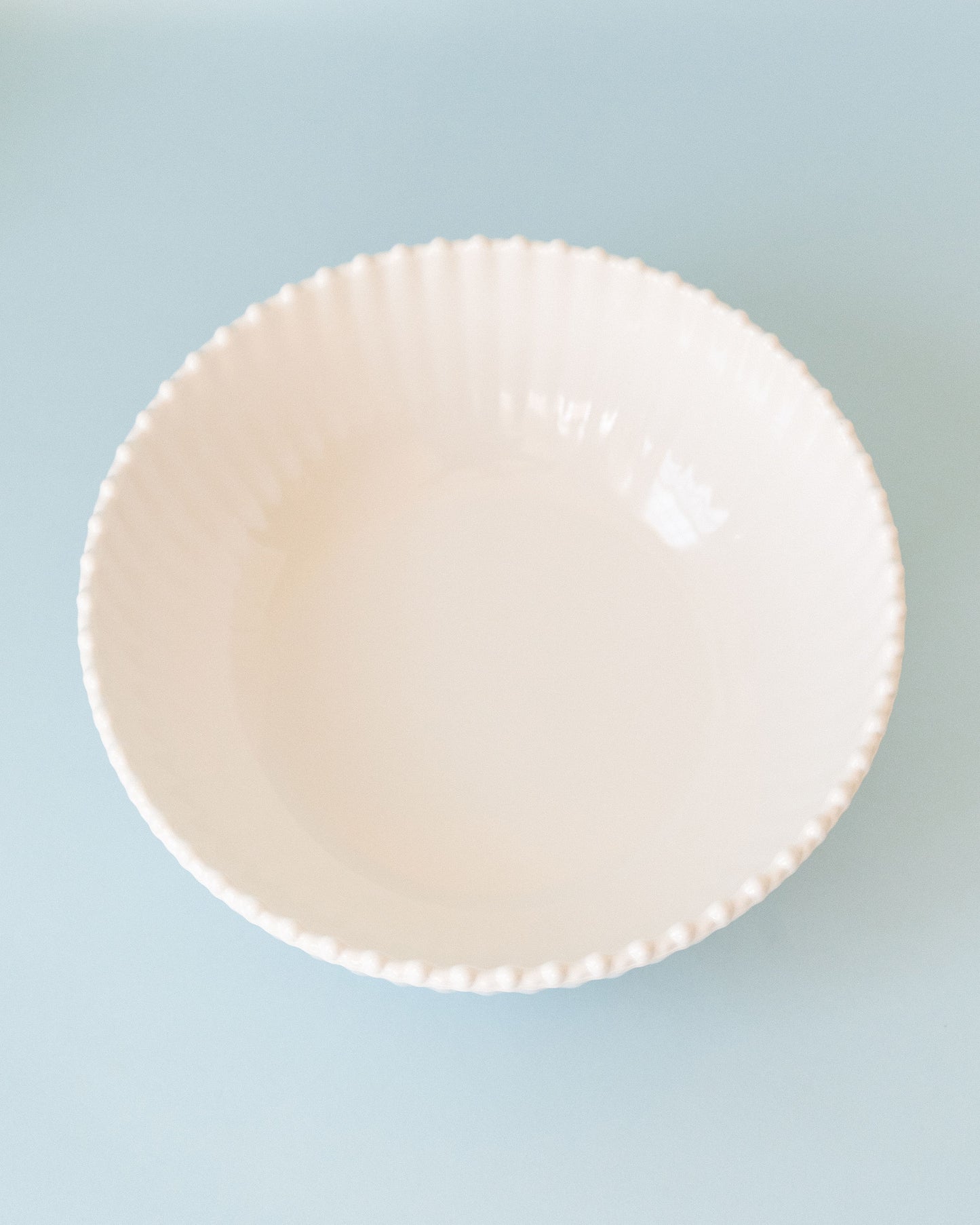 Beaded Pearl Serving Bowl