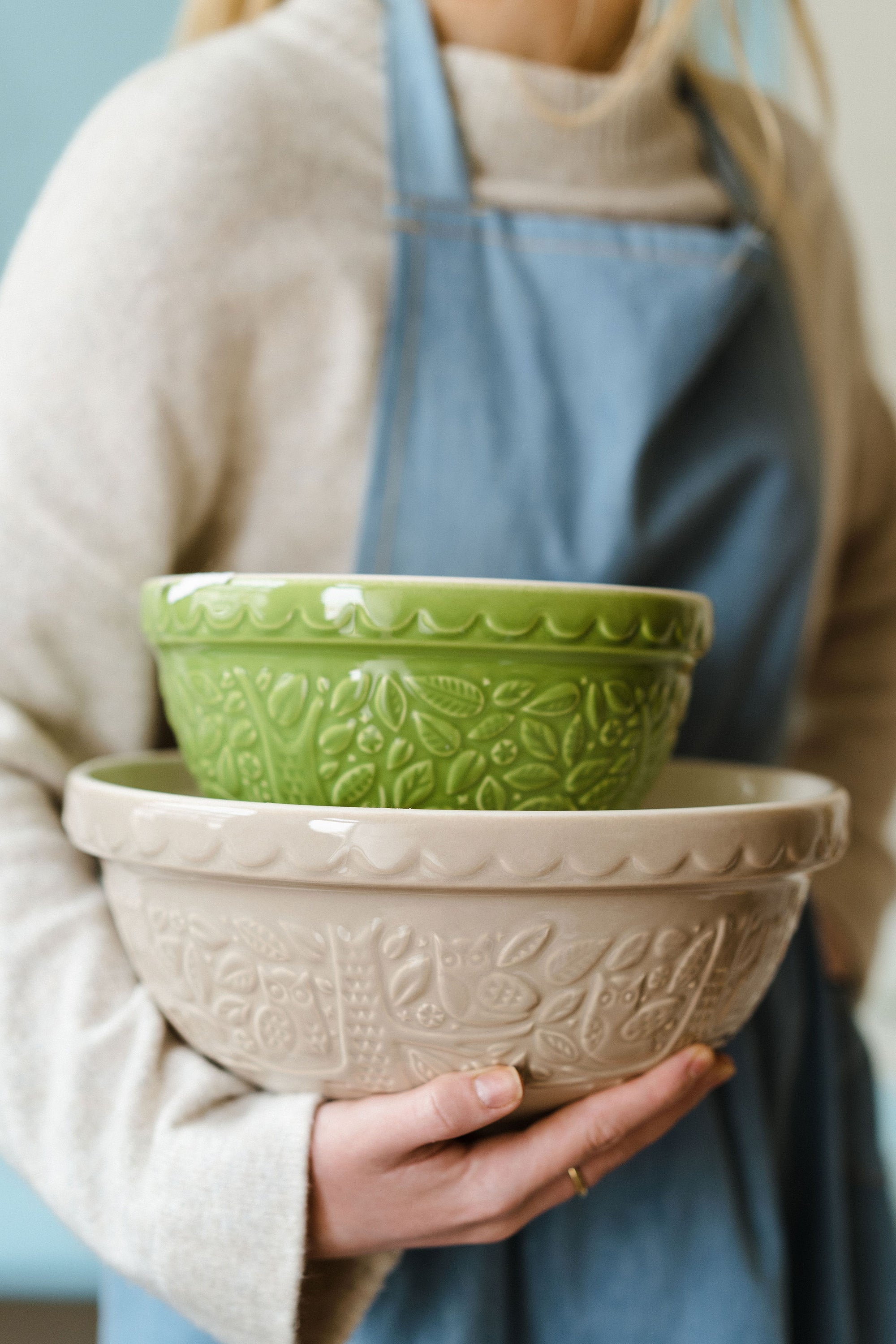 Mason Cash - In the Forest Hedgehog Green Mixing Bowl