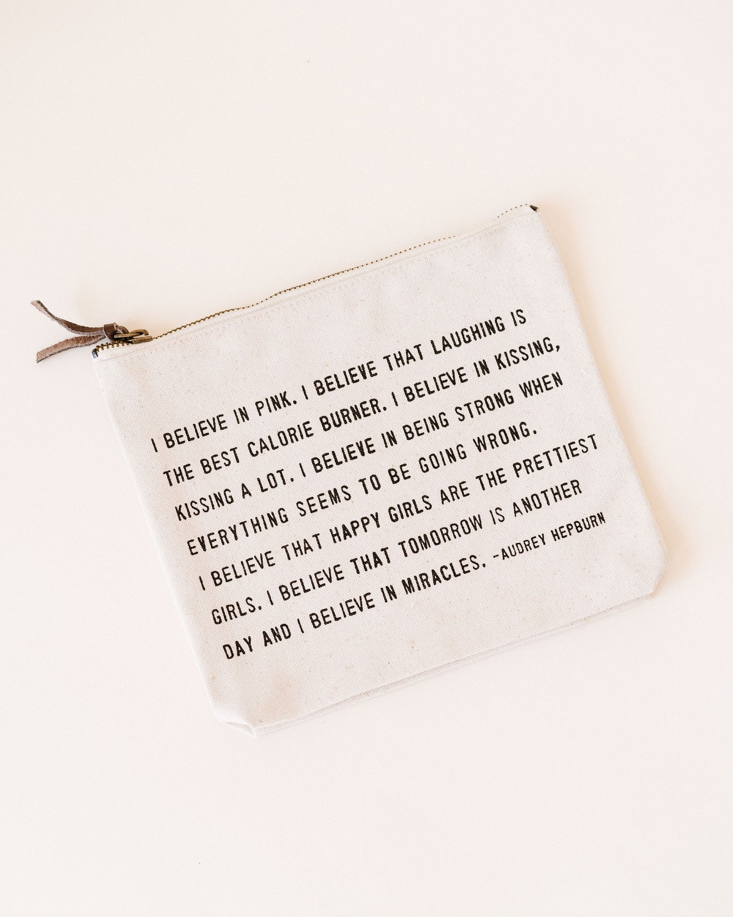 I Believe In Pink Canvas Bag