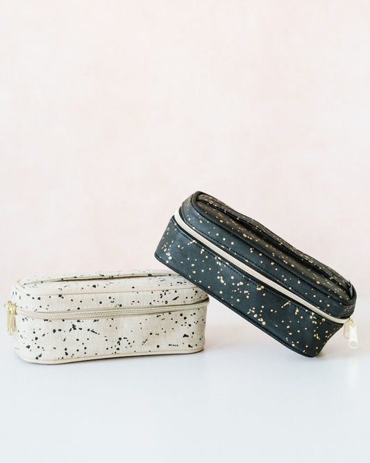Splatter Linen Poche