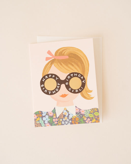 Meadow Birthday Girl Card