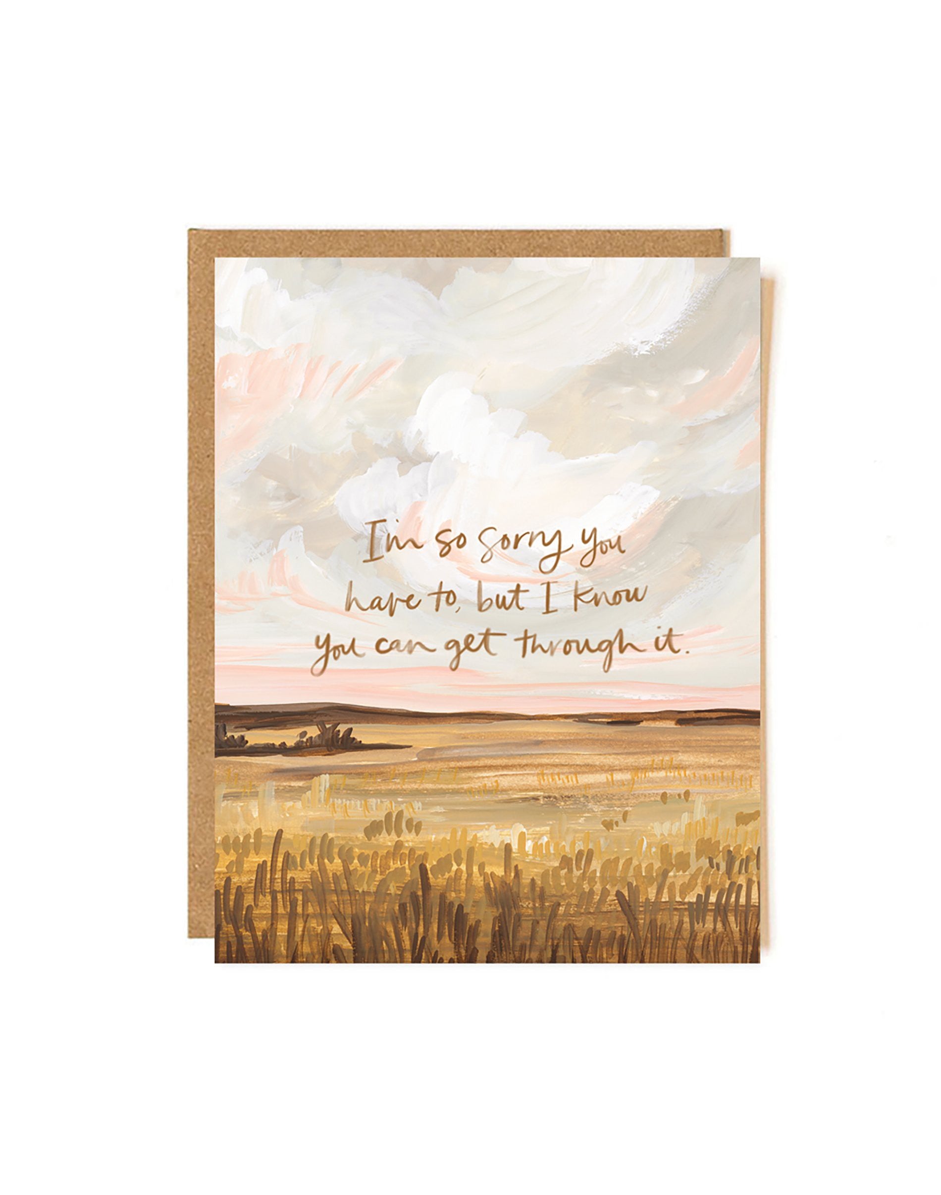 So Sorry Landscape Card