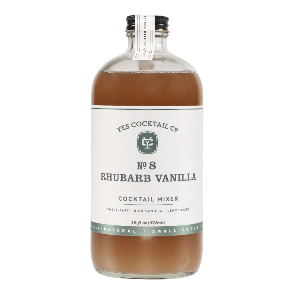 Rhubarb Vanilla Cocktail Mixer