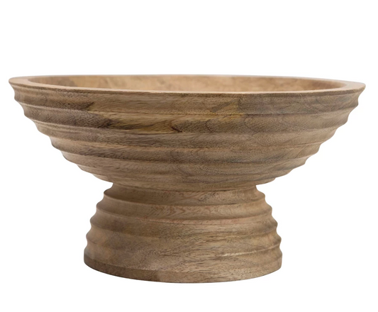 Ridged Footed Bowl