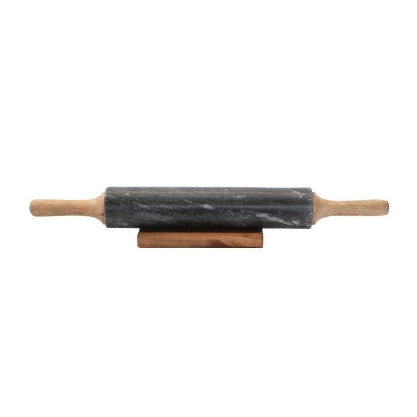 Marble Rolling Pin w/ Holder