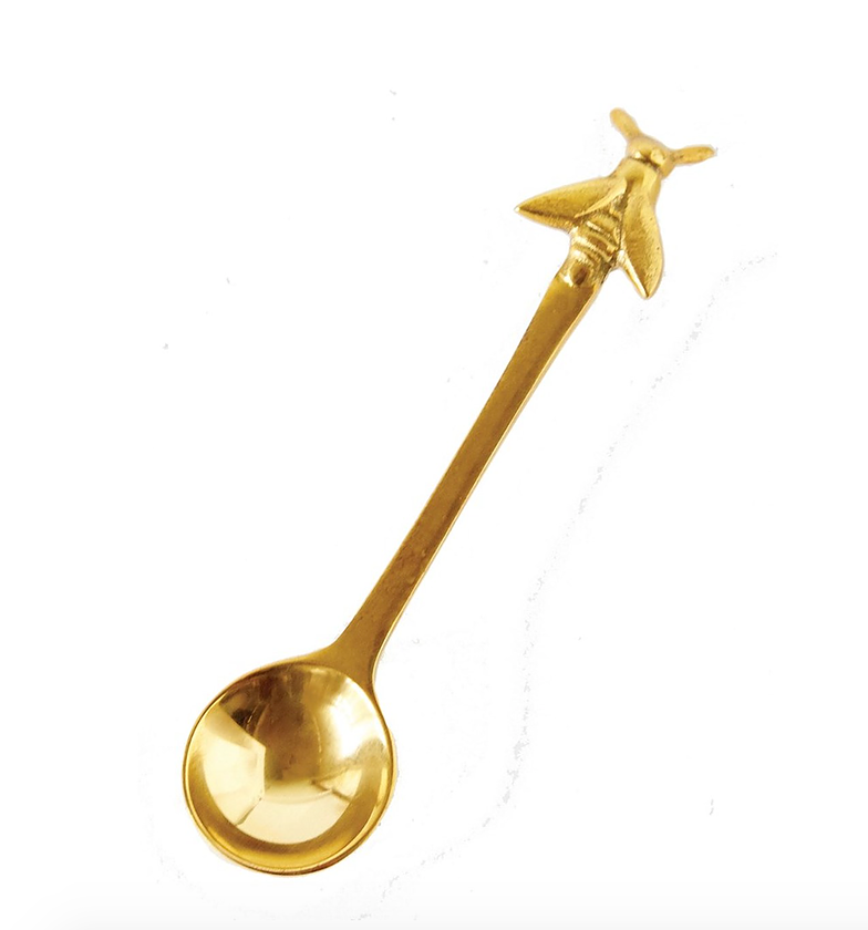 Brass Bee Spoon