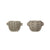 4.25" Embossed Stoneware Planter