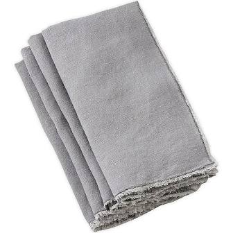 Fringed Design Washed Napkin